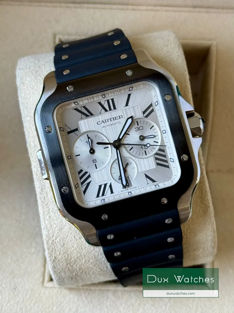 Cartier Santos chrono ref WSSA0017 DR01509