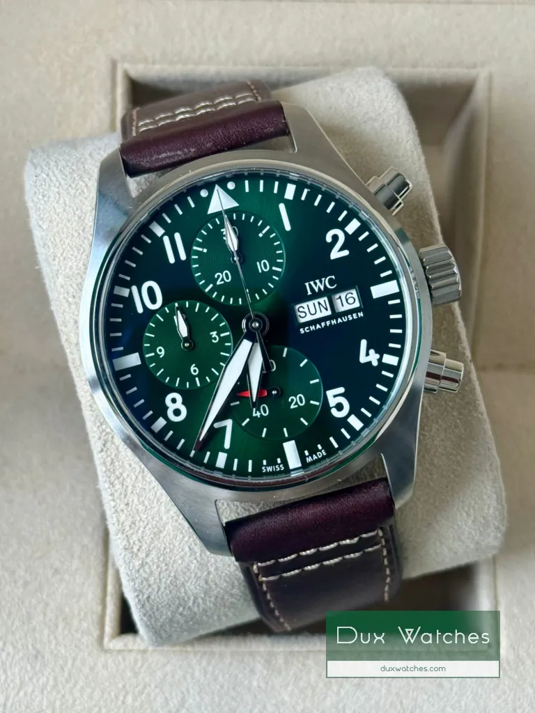 IWC pilot’s watch chrono ref IW388103 DR01489