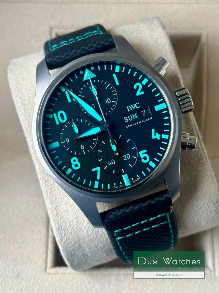 IWC pilot’s watch chrono ref IW388108 DR01516