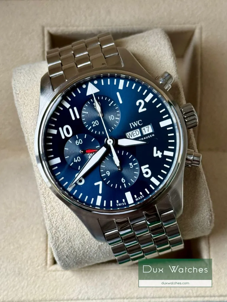 IWC pilot’s watch chrono ref IW377717 Dux Watches DR01829